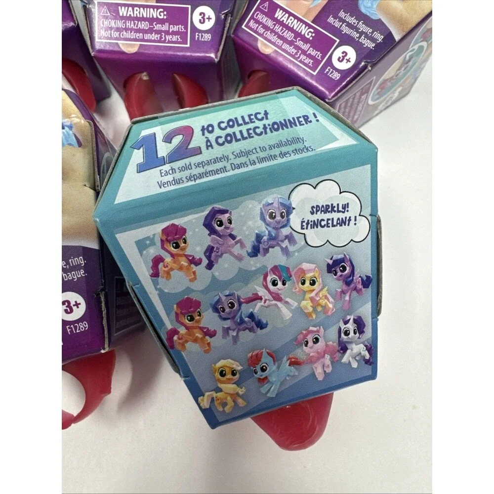 5x My Little Pony Secret Rings Blind Bag Collectible Toy Water-Reveal Surprise
